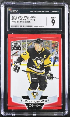 2019-20 O-Pee-Chee #155 Sidney Crosby Red Blank Back front